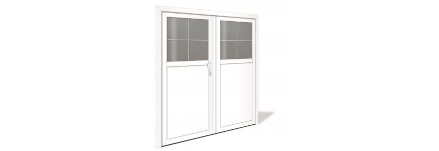 Porte 2 vantaux PVC